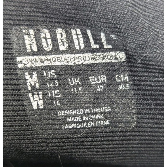 Nobull Outwork High Top Shoes Mens 12.5 Black Gum Gym Workout Athletic Sneakers - Picture 11 of 11